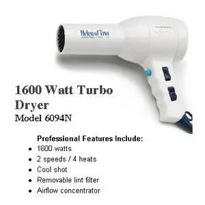 HELEN OF TROY HAIR DRYER WITH COLD SHOT 1600W 6094