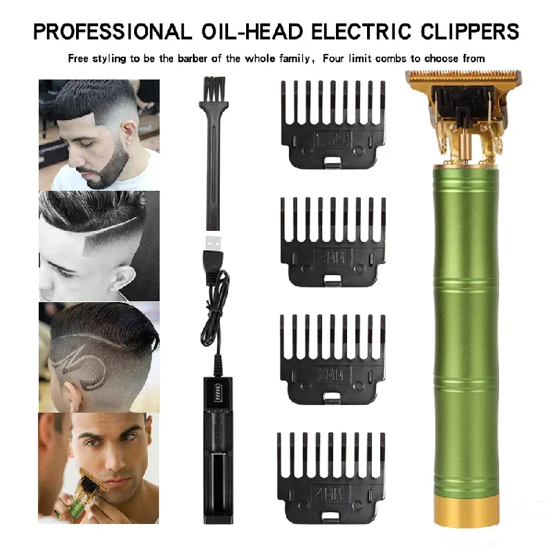 2021-buy-professional-rechargeable-electric-barber-cheap-promozer-trimmers-shavers-hair-clippers-for-man