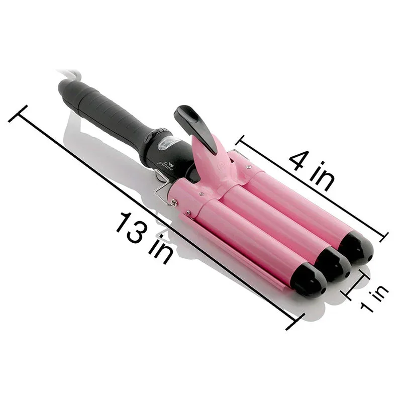 25cm-pink-three-barrel-curling-iron-wand-with-lcd-display