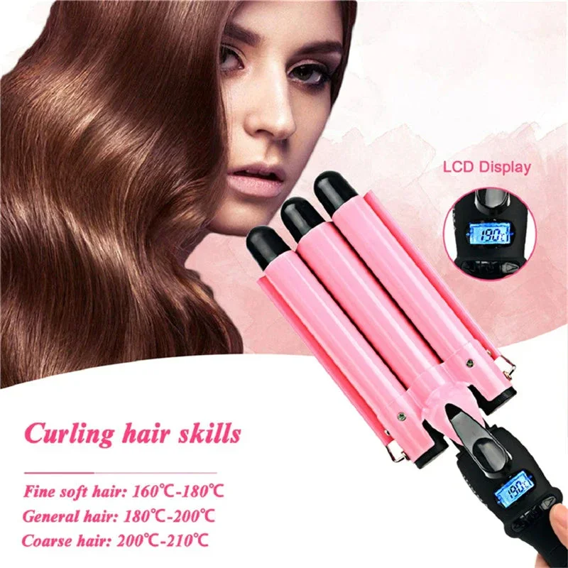 Fabulous 3 Barrels Hair Curling Iron