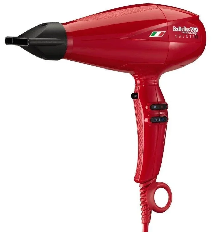 BABYLISS PRO VOLARE V1 FERRARI HAIR DRYER 2000 WATTS-RED