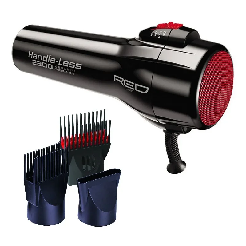 Red by kiss Handle-Less 2200 Ceramic Tourmaline Hair Dryer