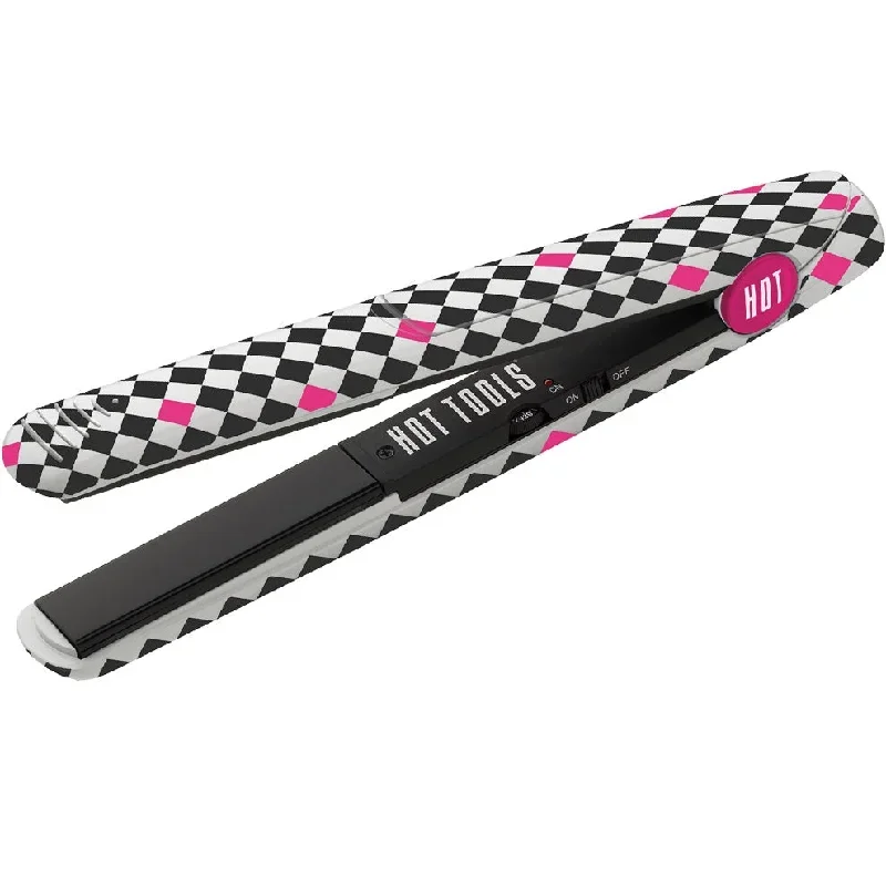 Hot Tools Salon Flat Iron Diamond Harlequin 1 Inch