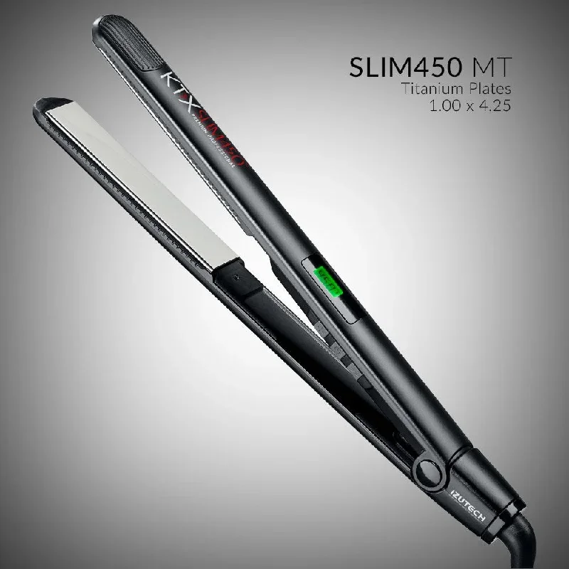 Izutech KTX Slim 450 Titanium Flat Iron 1 inch