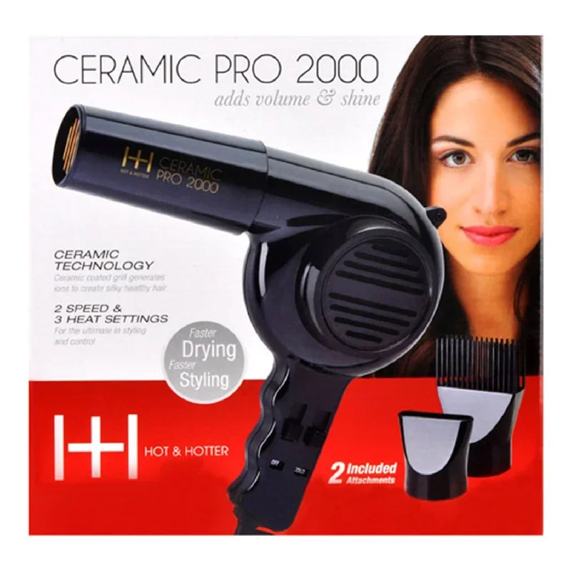 Hot & Hotter Ceramic Pro-2000 Dryer with Extra Piks