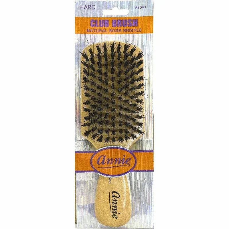 Annie: Hard 100% Boar Bristle Club Brush #2061