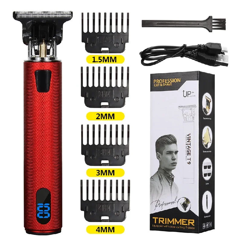 buy-online-new-design-professional-barber-hair-trimmer-machine-rechargeable-cordless-men-hair-clipper-for-men-vintage-t9