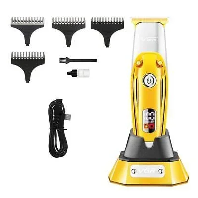 common-wealth-vgr-cw-126-professional-cordless-hair-trimmer-gold-led-pro-barber