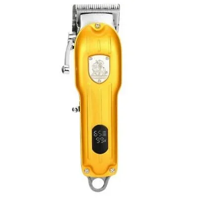 Common Wealth VGR CW-118 Professional Cordless Metal Fade Hair Clipper Gold Barber