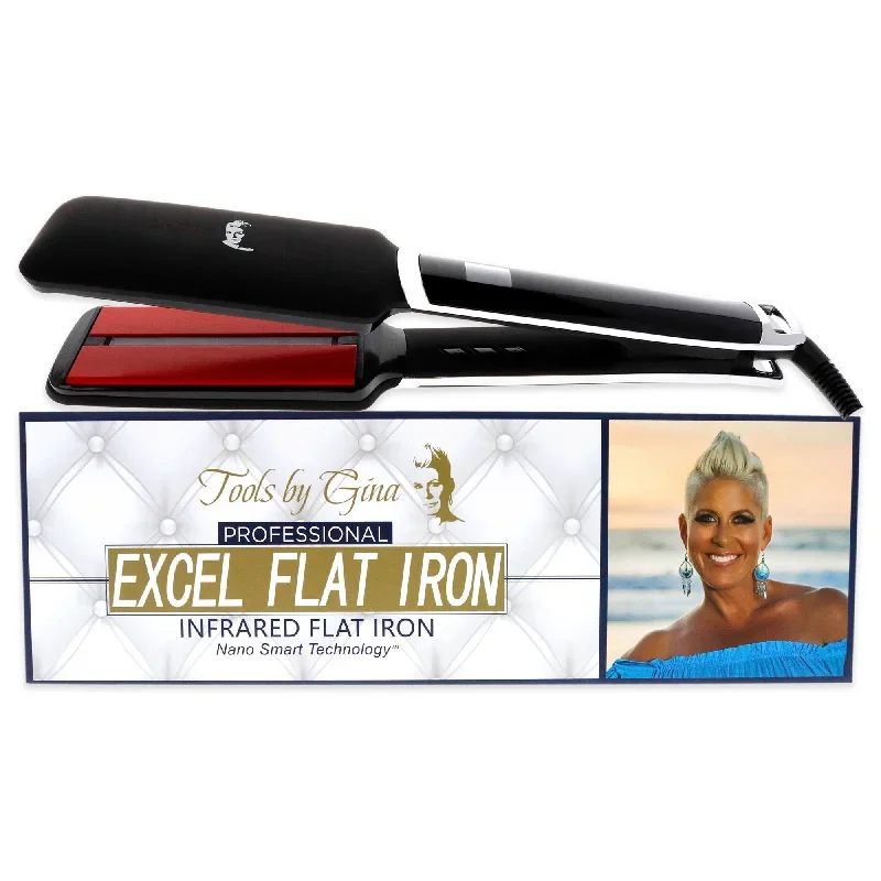 Excel Infrared Flat Iron - 80 by Colours By Gina for Unisex - 1 Pc Flat Iron