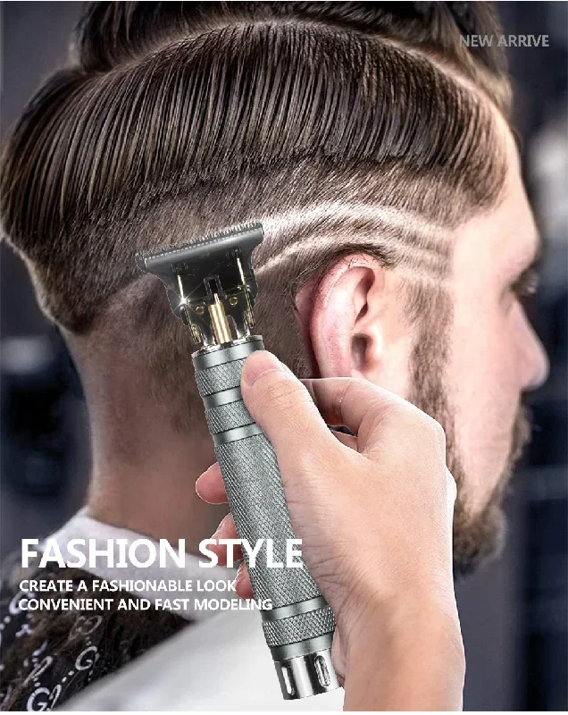 hair-clippers-for-men-professional-barber-clippers-rechargeable-cord-cordless-clipper-four-guide-combs-professional-full-metal-hair-cutting-kit-beard-trimmer-grey-color