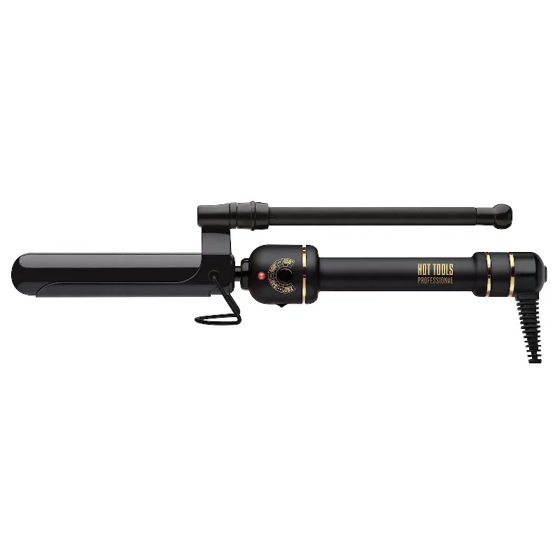 Hot Tools Pro Artist Black Gold 1 Marcel Salon Hair Curling Iron Wand HT1108BG