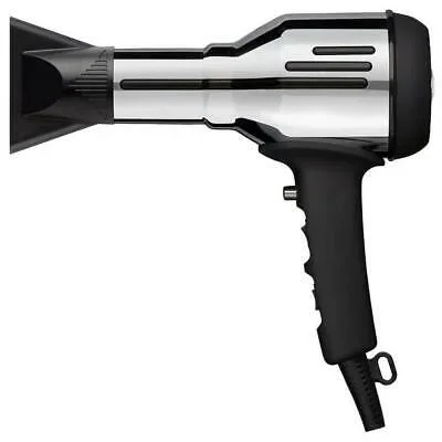 Hot Tools Master Series Taifun Turbo Ionic Tourmaline Salon Hair Blow Dryer Chrome HT7016D