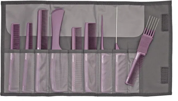 Jaguar Roll Out Comb Set- Purple