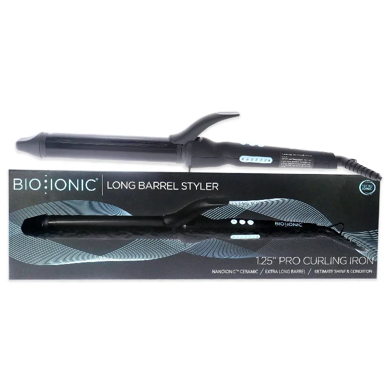 Long Barrel Styler Pro Durling Item - Black Z-FGTST-CL-1.25 by Bio Ionic for Women - 1.25 Inch Curling Iron