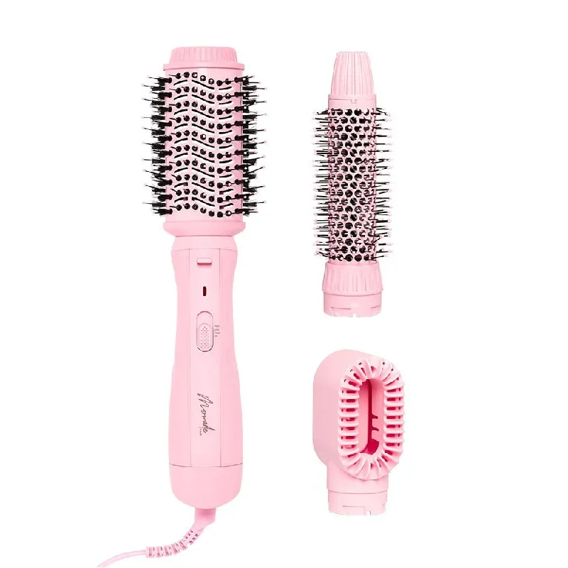 Mermade Hair Interchangeable Blow Dry Brush Pink