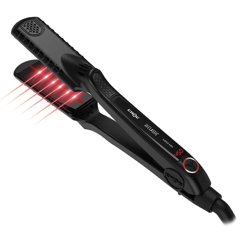 New Classic Infrared Black Titanium Flat Iron 1.5