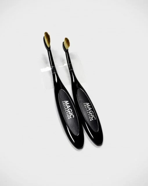 Oval Blending & Contouring Brush Flat 2 Pcs