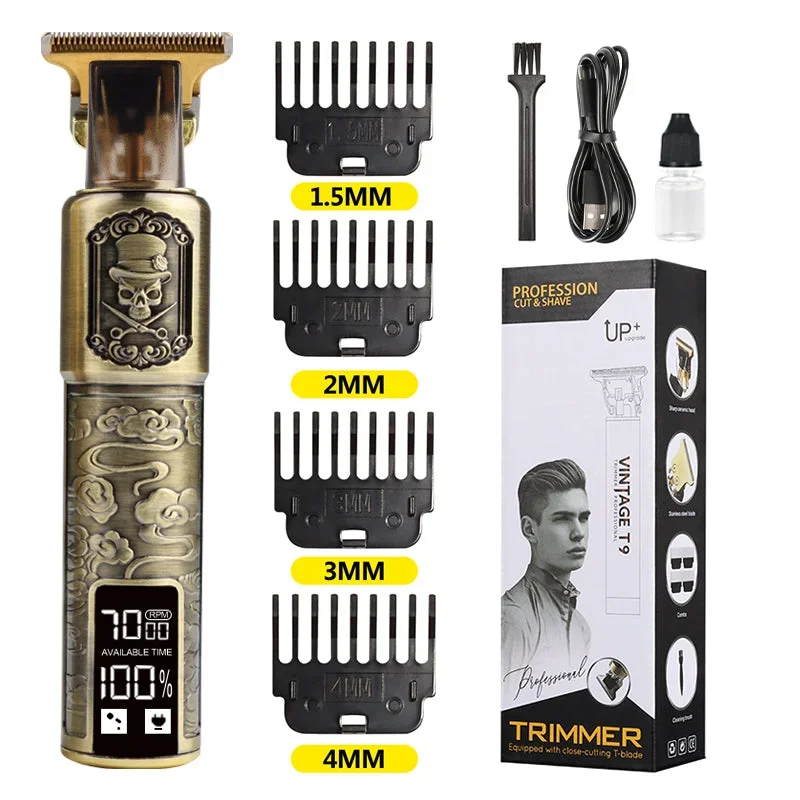 professional-lcd-hair-clipper-for-men-rechargeable-hair-trimmer-machine-oem-power-time-charging-electric-clipper-vintage-t9