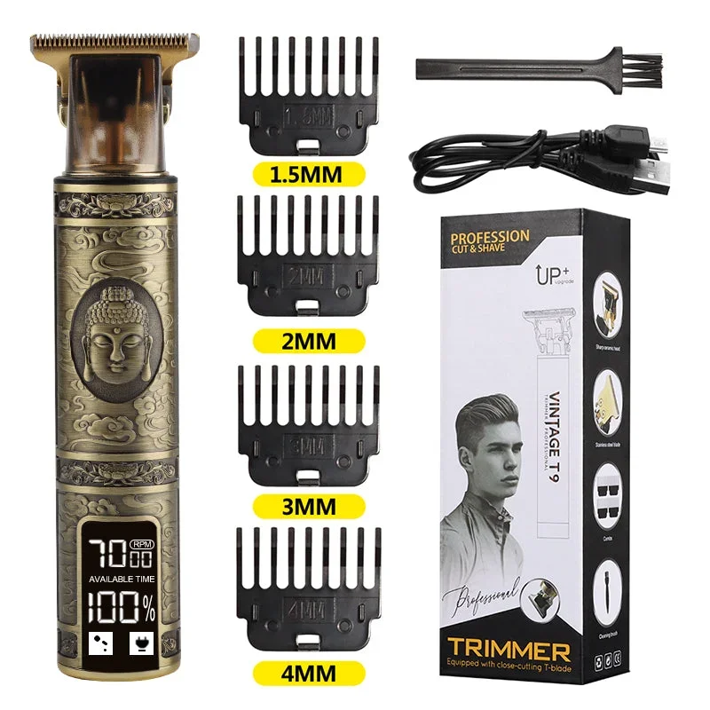 professional-lcd-hair-clipper-for-men-rechargeable-hair-trimmer-machine-oem-power-time-charging-electric-clipper-vintage-t9