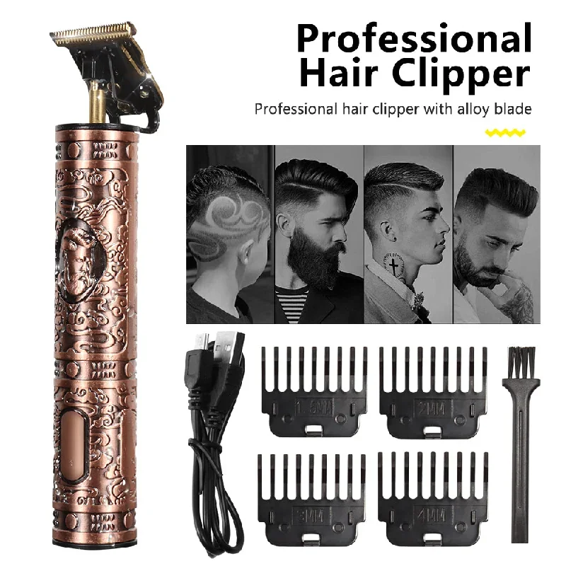 professional-rechargeable-cordless-electric-epilator-hair-trimmer-clippers-men-shaver-hair-clipper-vintage-t9