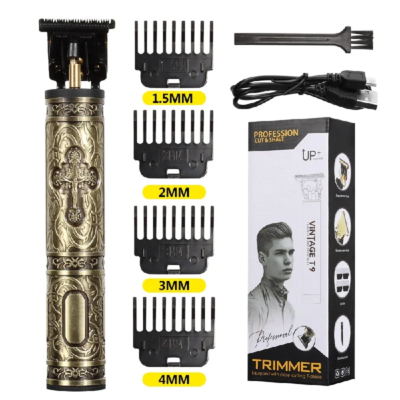 professional-rechargeable-cordless-electric-epilator-hair-trimmer-clippers-men-shaver-hair-clipper-vintage-t9