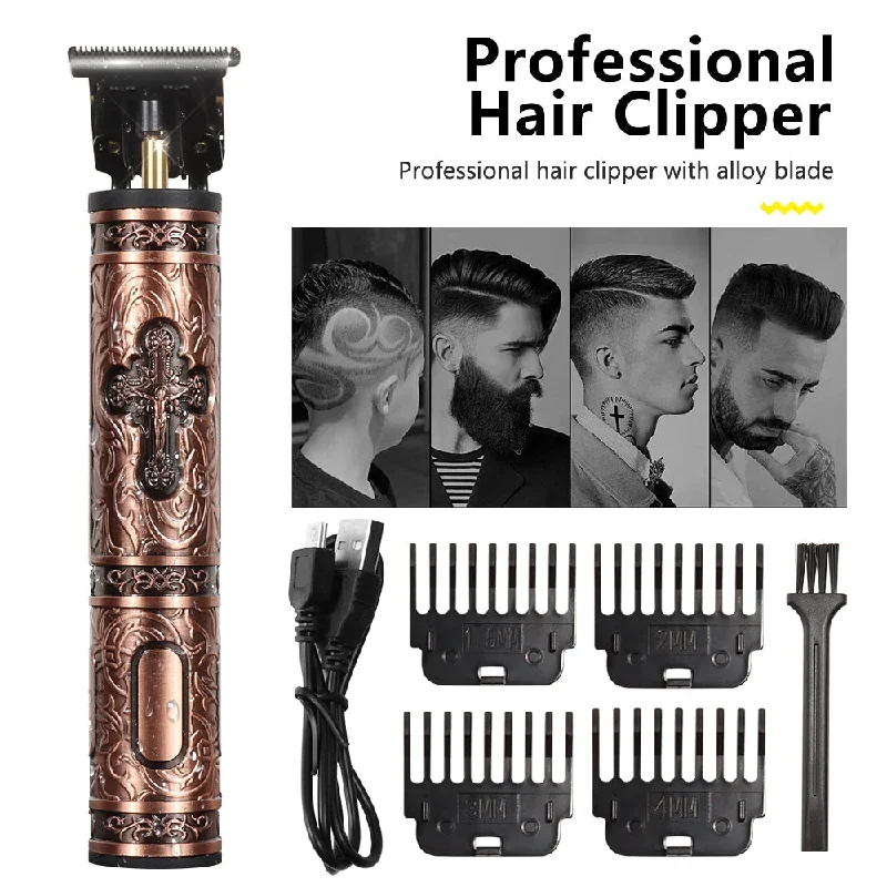 professional-rechargeable-cordless-electric-epilator-hair-trimmer-clippers-men-shaver-hair-clipper-vintage-t9