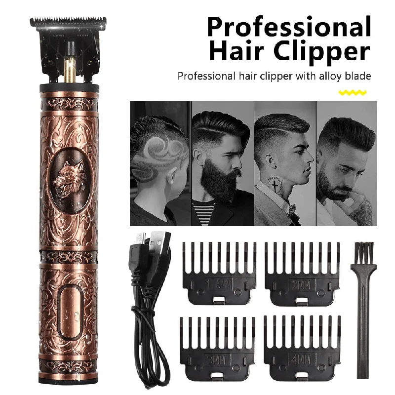 professional-rechargeable-cordless-electric-epilator-hair-trimmer-clippers-men-shaver-hair-clipper-vintage-t9