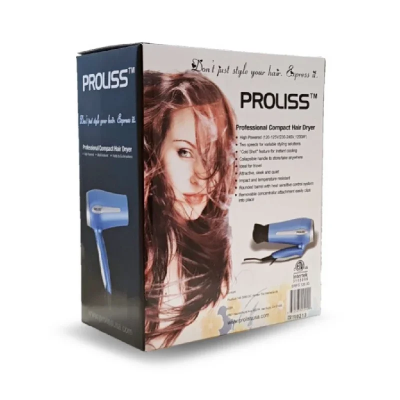 proliss-1200w-compact-blue-dryer