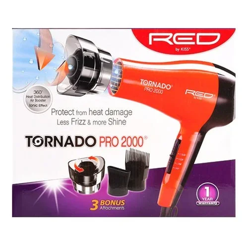 Red by Kiss Tornado Pro 2000 Hair Dryer