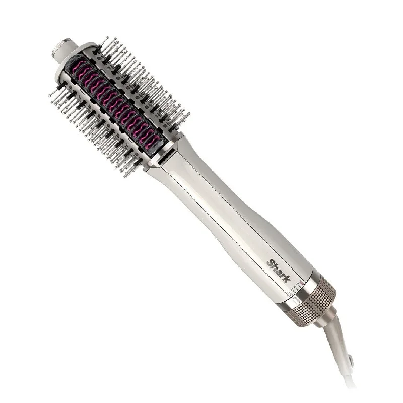 Shark SmoothStyle Heated Comb & Blow Dryer Brush Silver