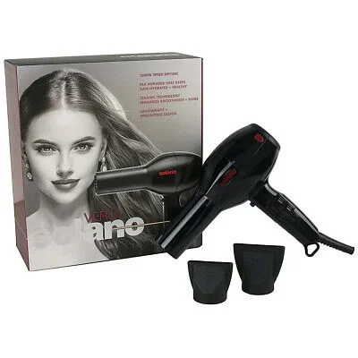 solano-vero-black-professional-infrared-ceramic-lightweight-hair-blow-dryer