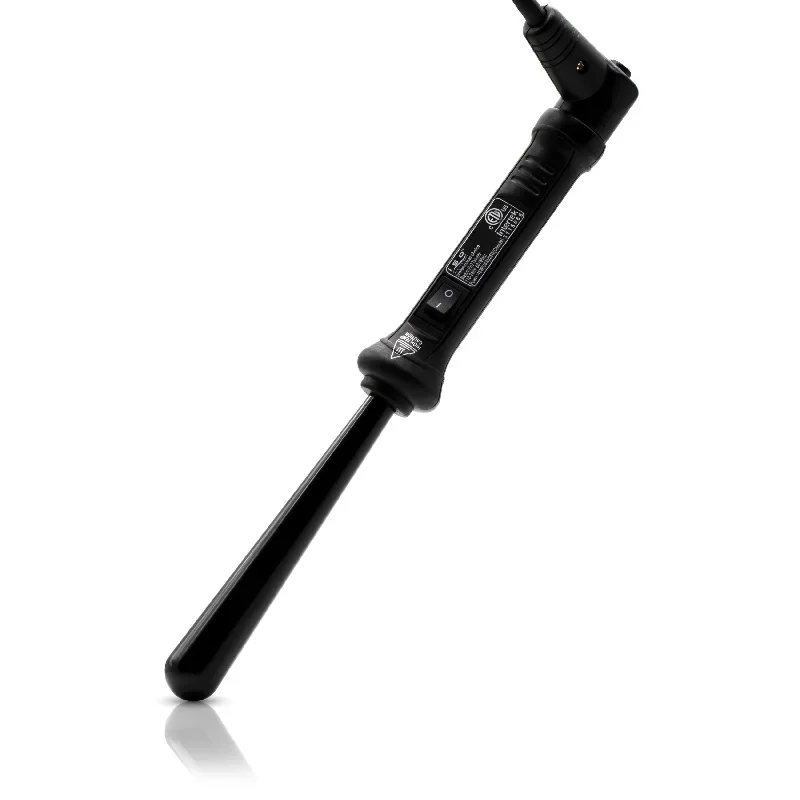 The Twister - 25-13mm Tapered Tourmaline-Infused Ceramic Pro Curling Wand