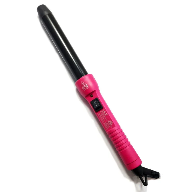 The Twister - 25mm Tourmaline-Infused Ceramic Pro Curling Wand w/ Cool Tip